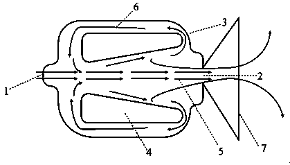 Automatic swinging air blowing equipment and working method