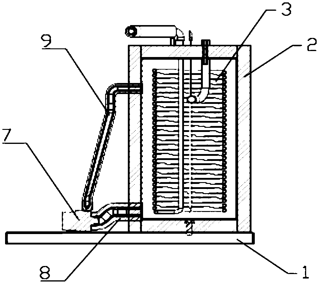 Refrigerating water system with internal circulation setting function