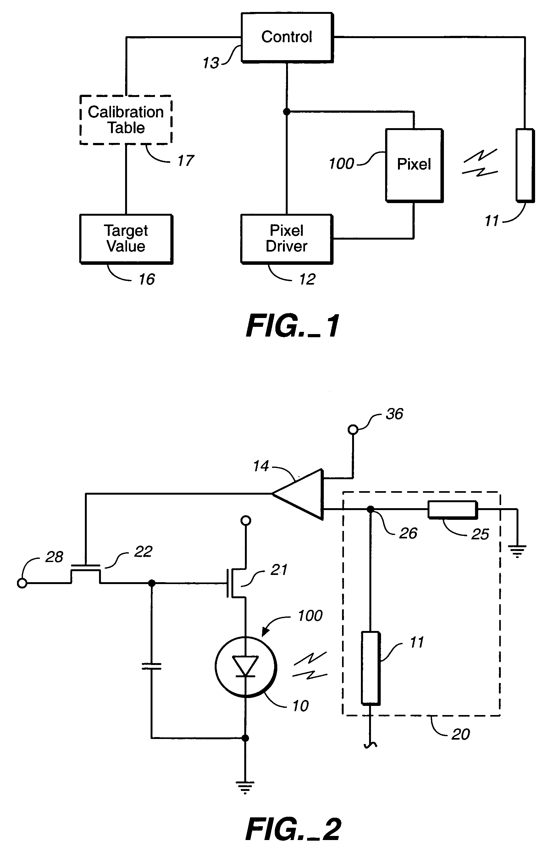 Method and apparatus for controlling an active matrix display