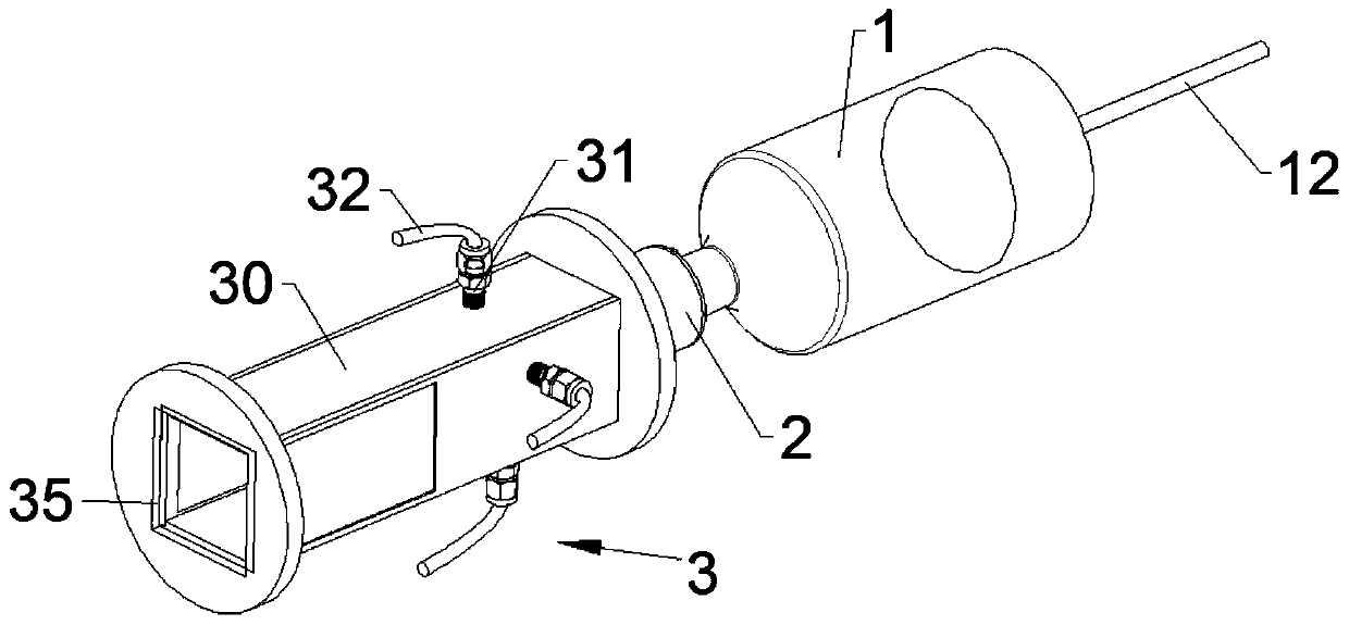 Trace powder distribution fluidization device