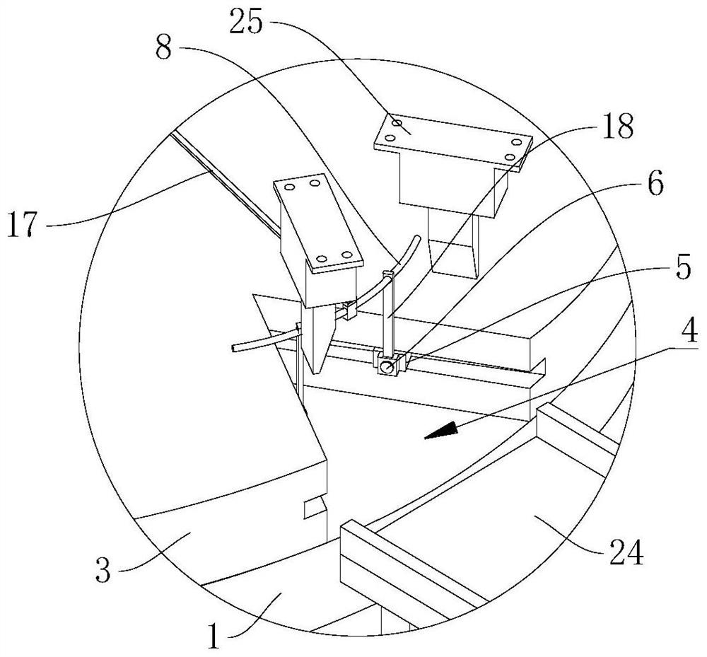 Full-automatic feeding and discharging rotating disc type oil spraying machine