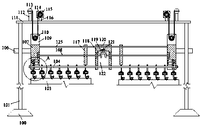 Pesticide spraying vehicle of foldable structure