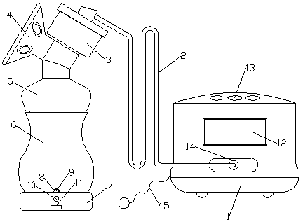 Breast pump with data acquisition function and breast pumping data statistical management method