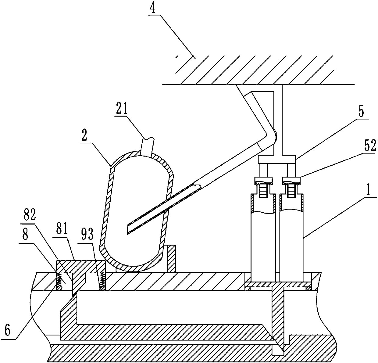 Vacuum pump buffer tank