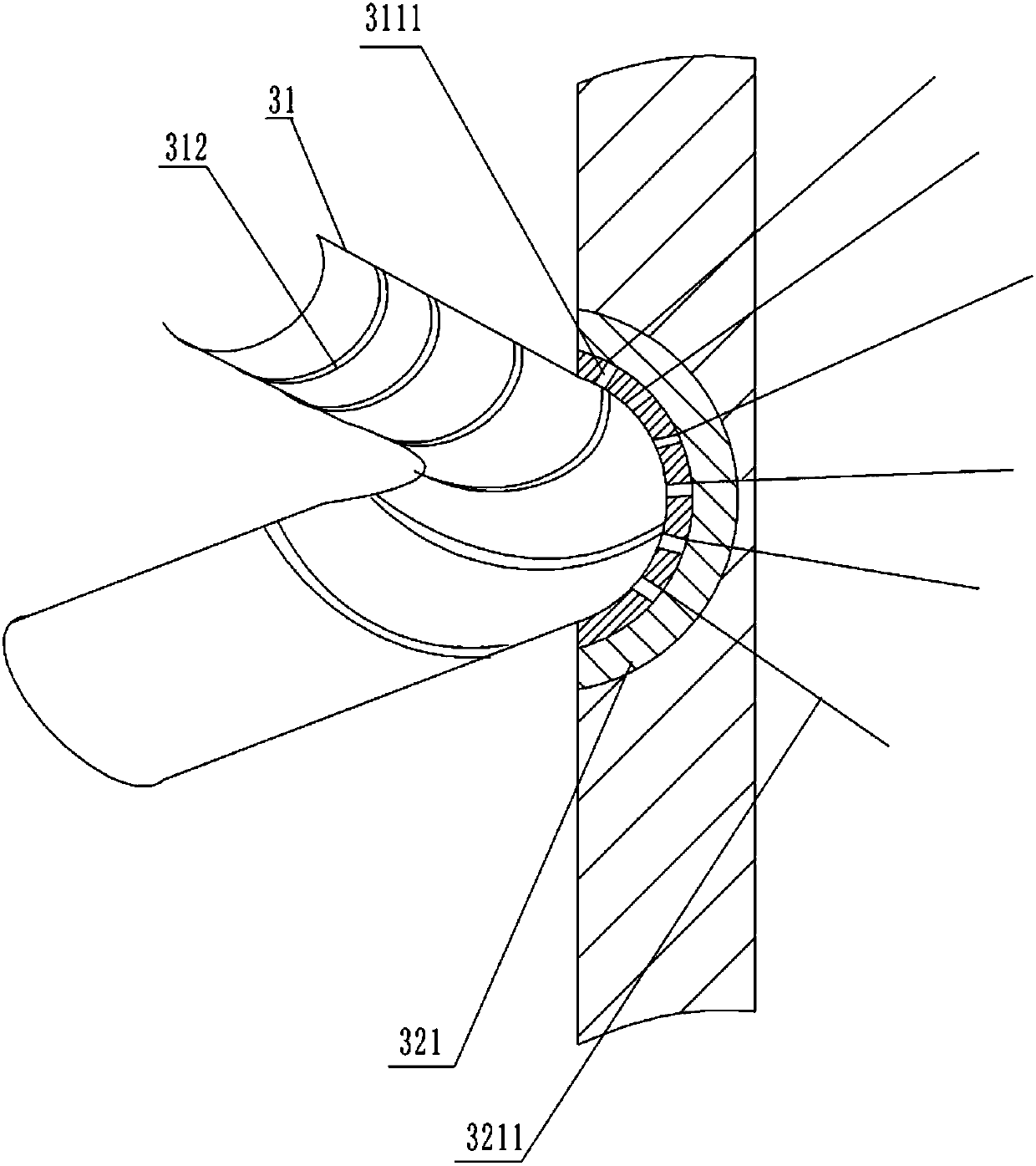 Vacuum pump buffer tank