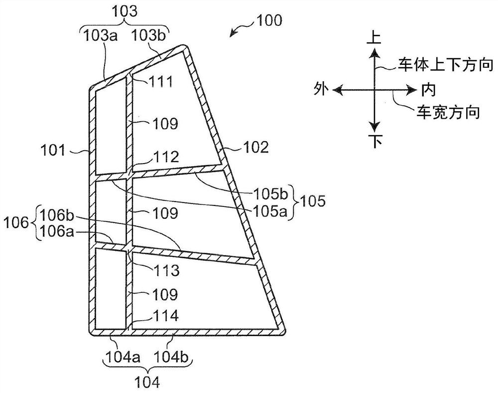 Beam parts for vehicles