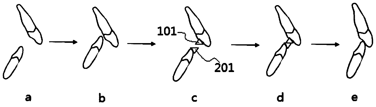 Orthodontic correction auxiliary device used for anterior teeth, and orthodontic correction device