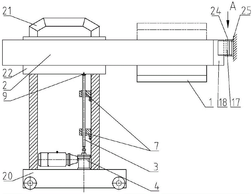 Electrostatic powder spraying trolley for multi-branch-path electrostatic external arrangement