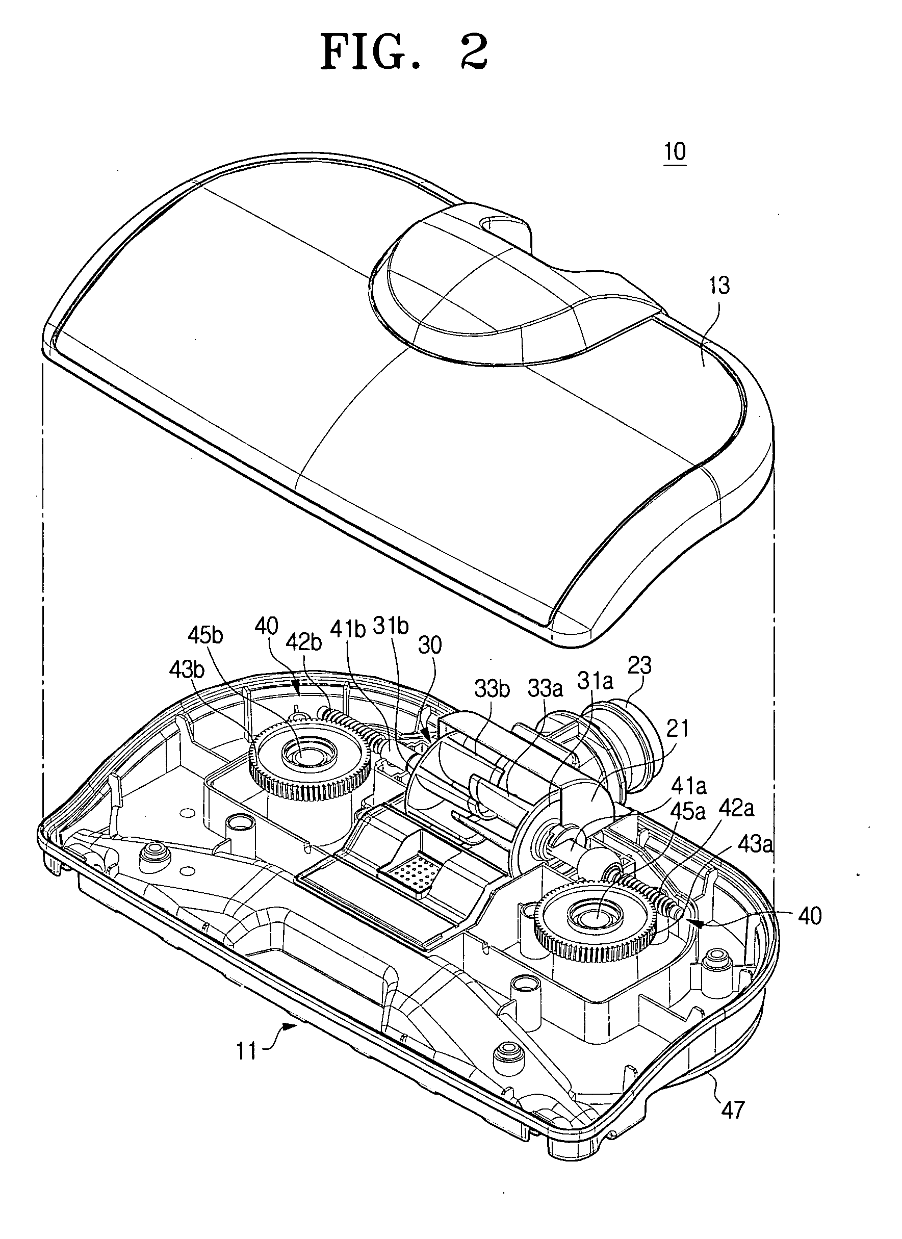 Suction brush for vacuum cleaner