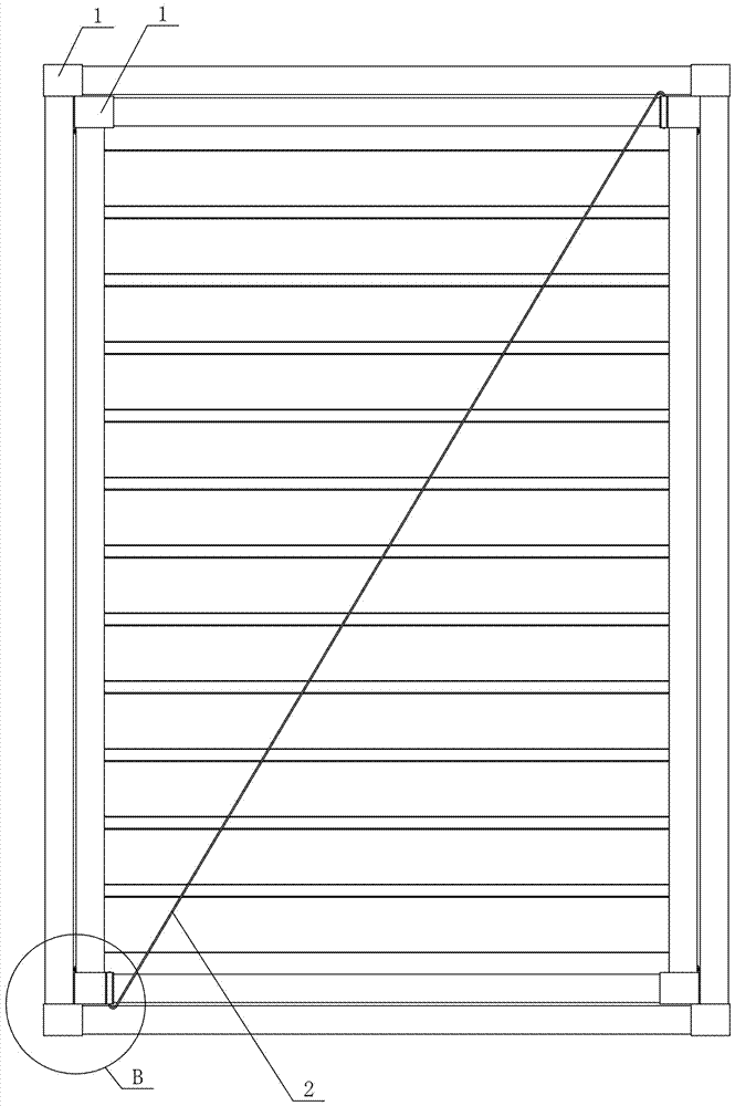 Connector for frame sash structure