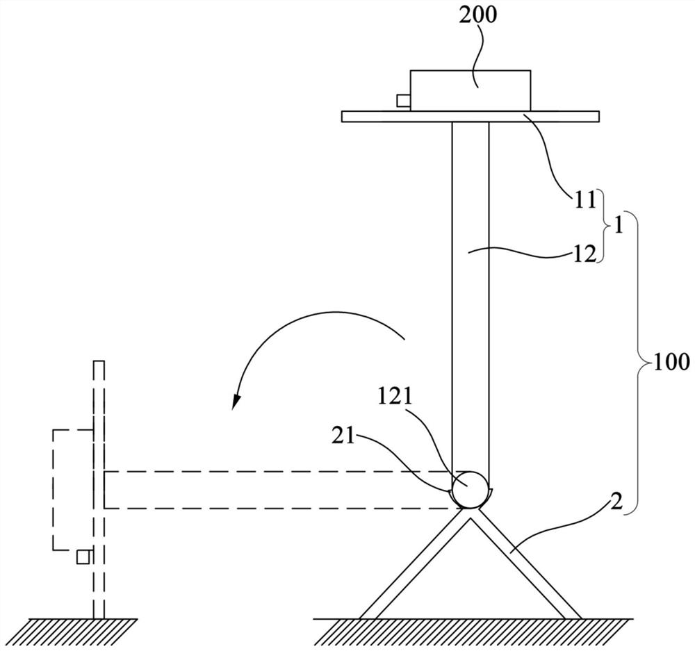 Battery pack drop test method and battery pack drop test device