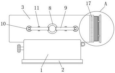 Convenient-to-adjust trachea cannula positioning device for intensive care medicine department