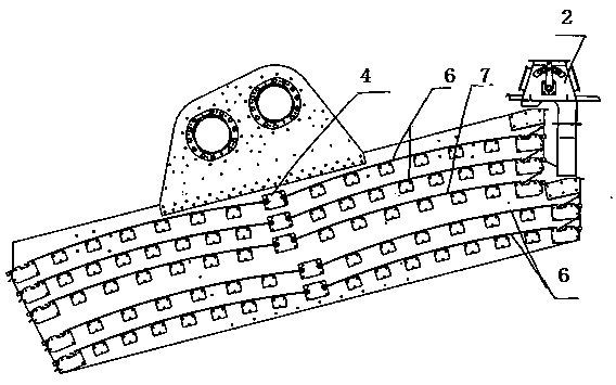 Multifunctional sand and gravel vibrating screen with screen mesh convenient to replace