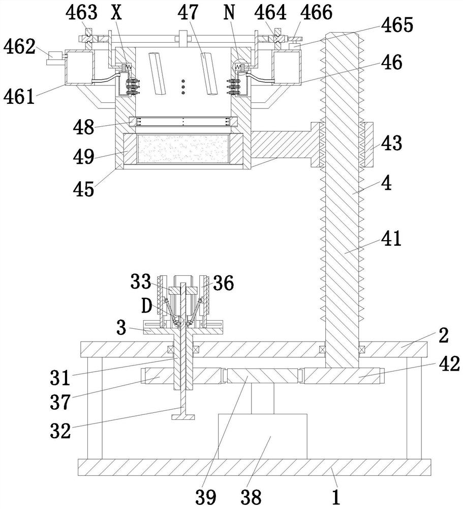 Antirust treatment device for chemical agent conveying pipeline