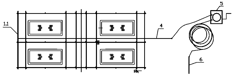 Railway ballastless track bed steel bar resistance testing method