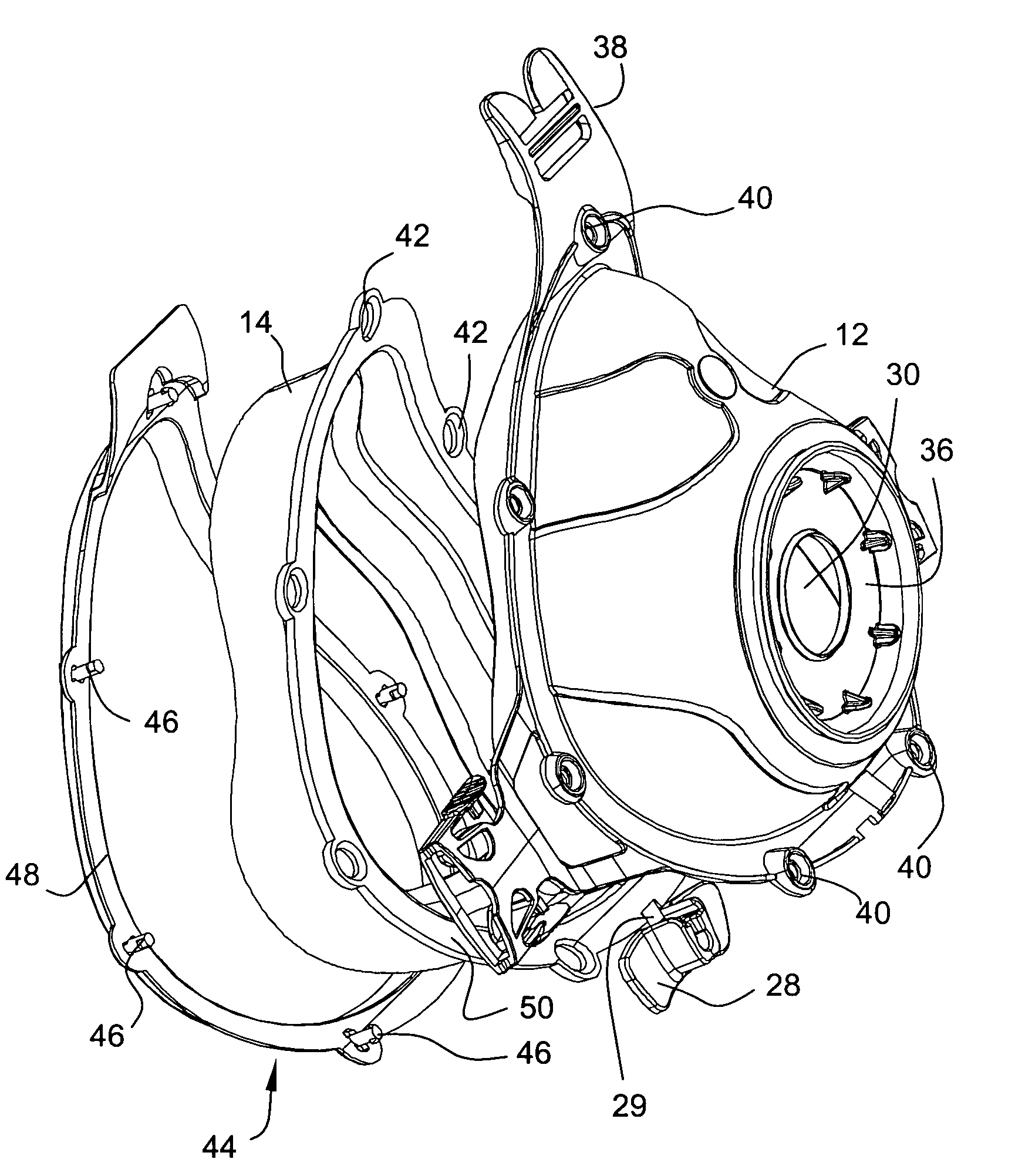 Disposable mask system