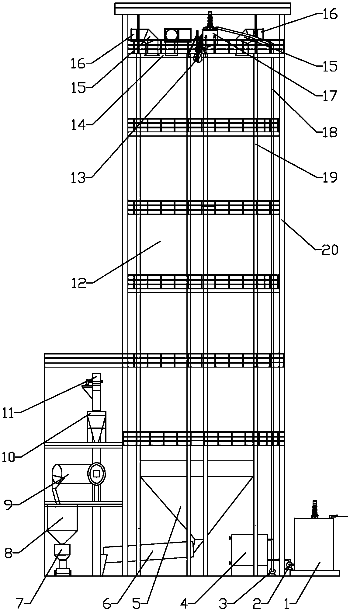 Magnesium nitrate, magnesium nitrate granulation equipment and magnesium nitrate production process