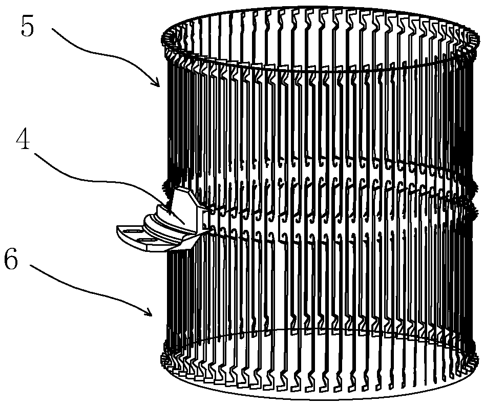 Small-diameter double-sided jacquard fabric and its 3D jacquard knitting method on small circular knitting machine