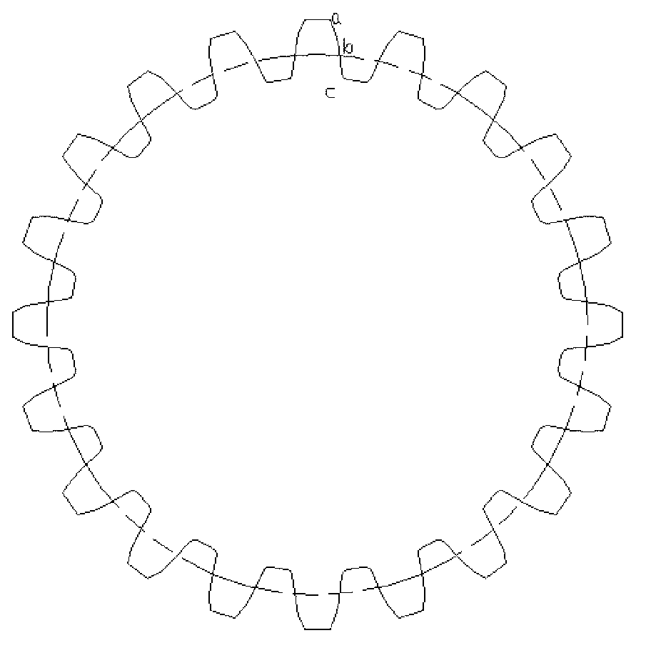 Low-slide-rate gradient pressure angle gear and design method