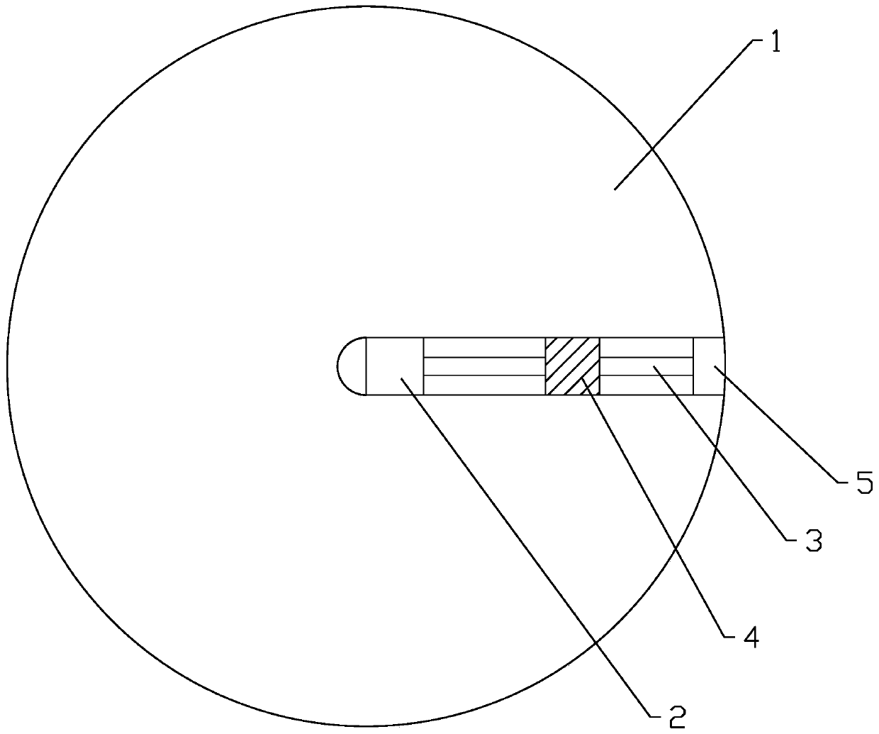 Eccentric wheel with adjustable eccentric distance