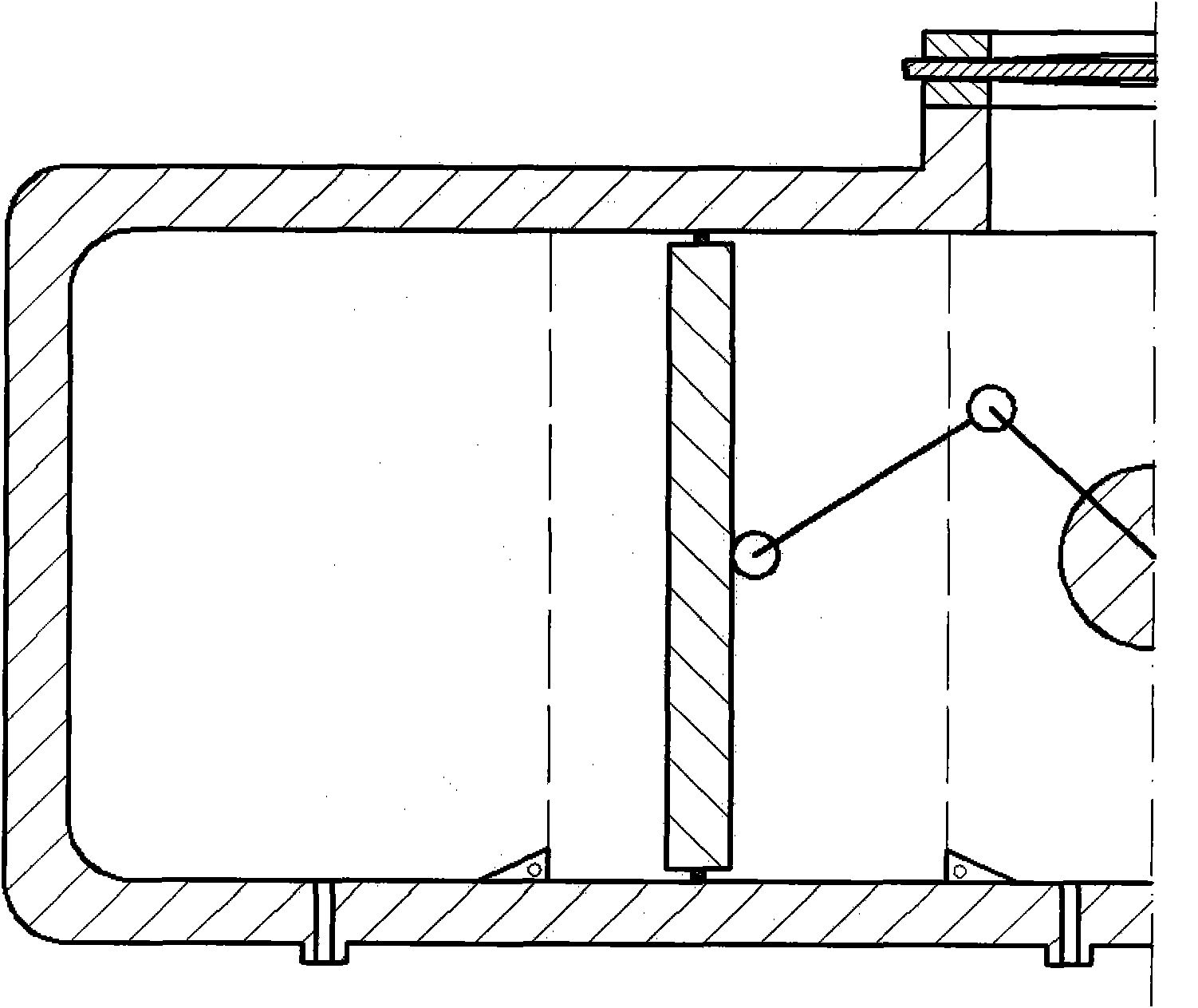 Pneumatic executor for driving valve