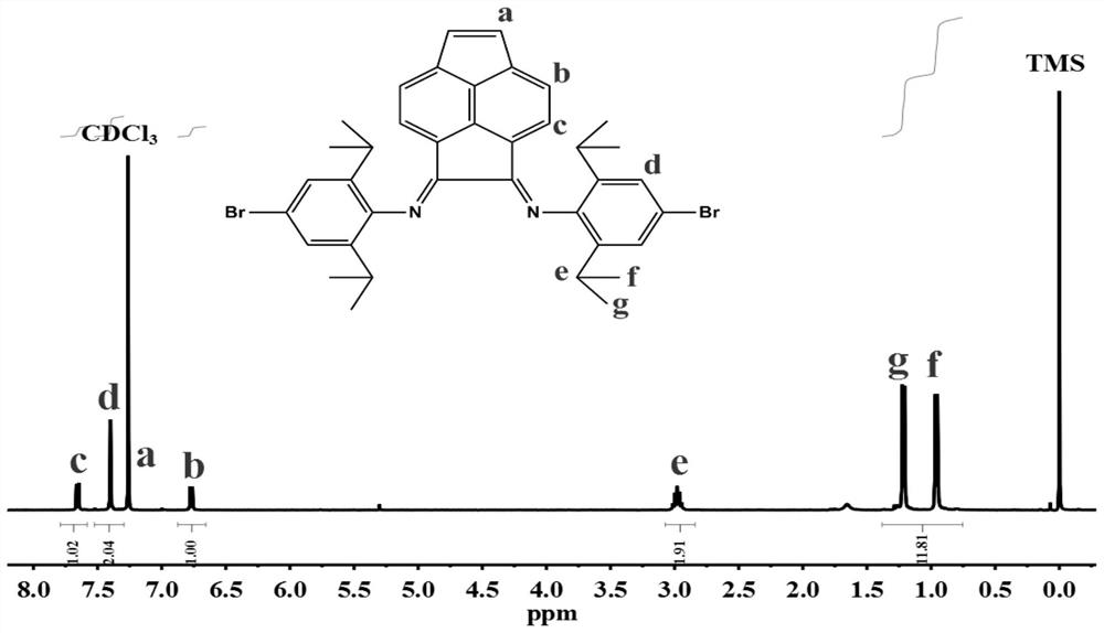 Improved (alpha-diimine) nickel catalyst as well as preparation method and application thereof