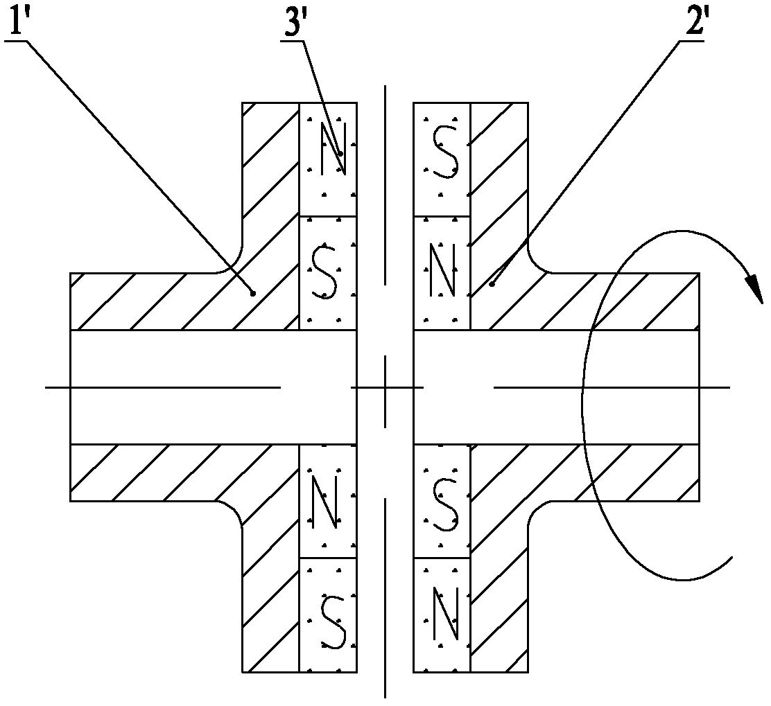 Planar magnetic drive coupler