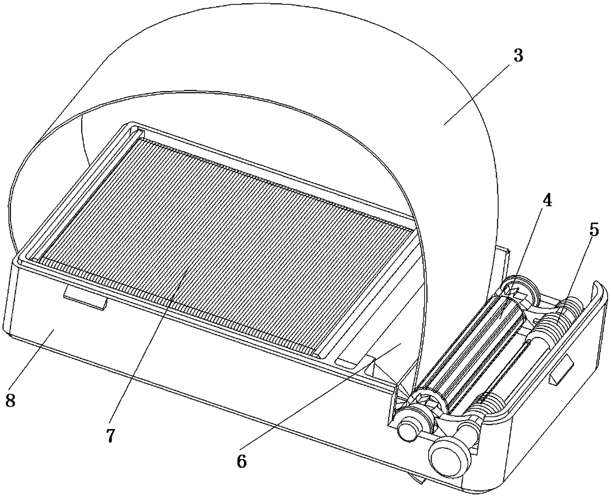 Rapid disassembled type passive wireless induction electrified temperature measurement sensor