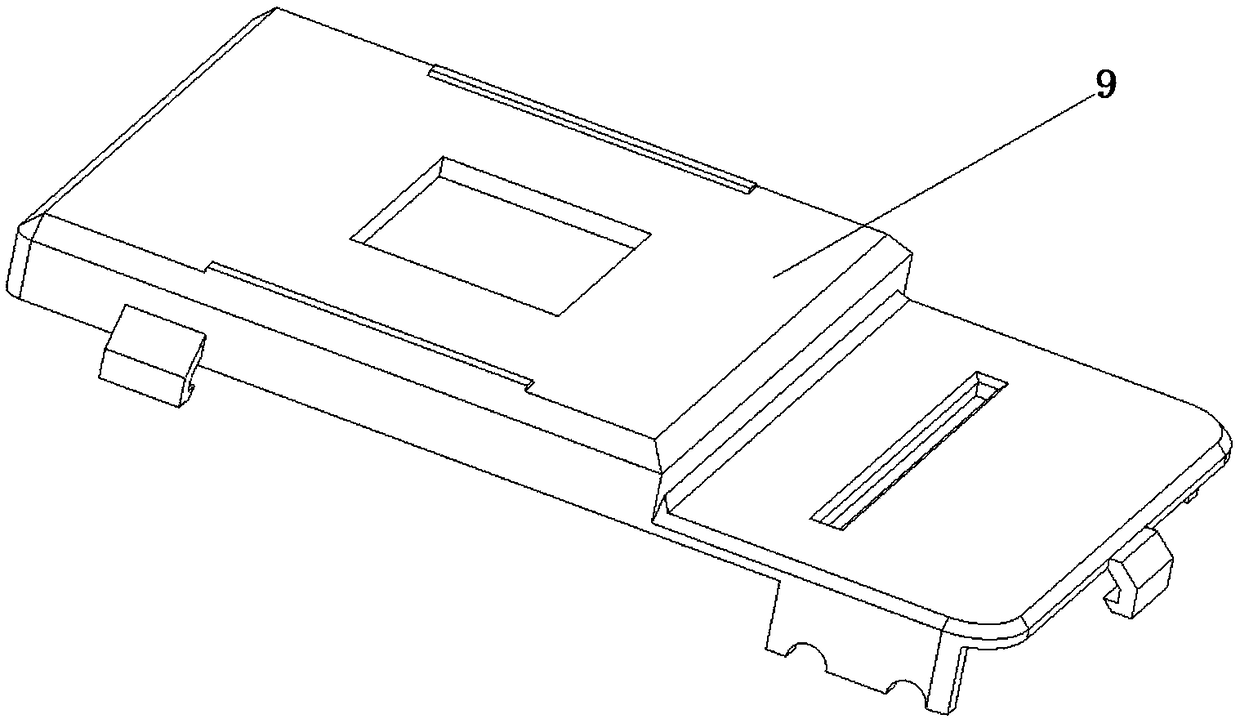 Rapid disassembled type passive wireless induction electrified temperature measurement sensor