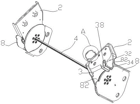 An adjustable fixing device for a car seat headrest