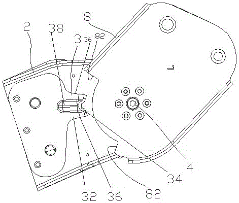 An adjustable fixing device for a car seat headrest