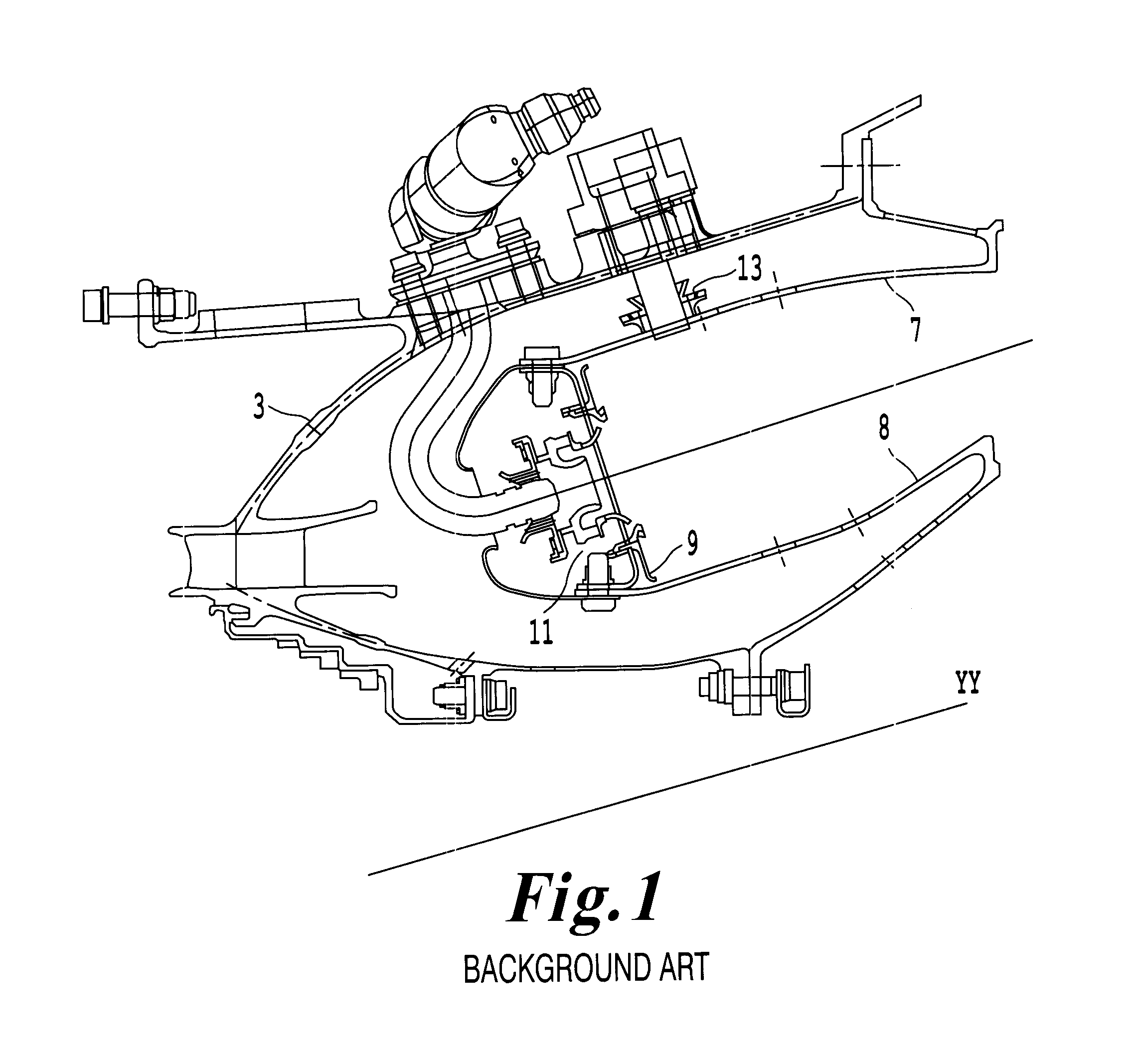 Arrangement of a semiconductor-type igniter plug in a gas turbine engine combustion chamber