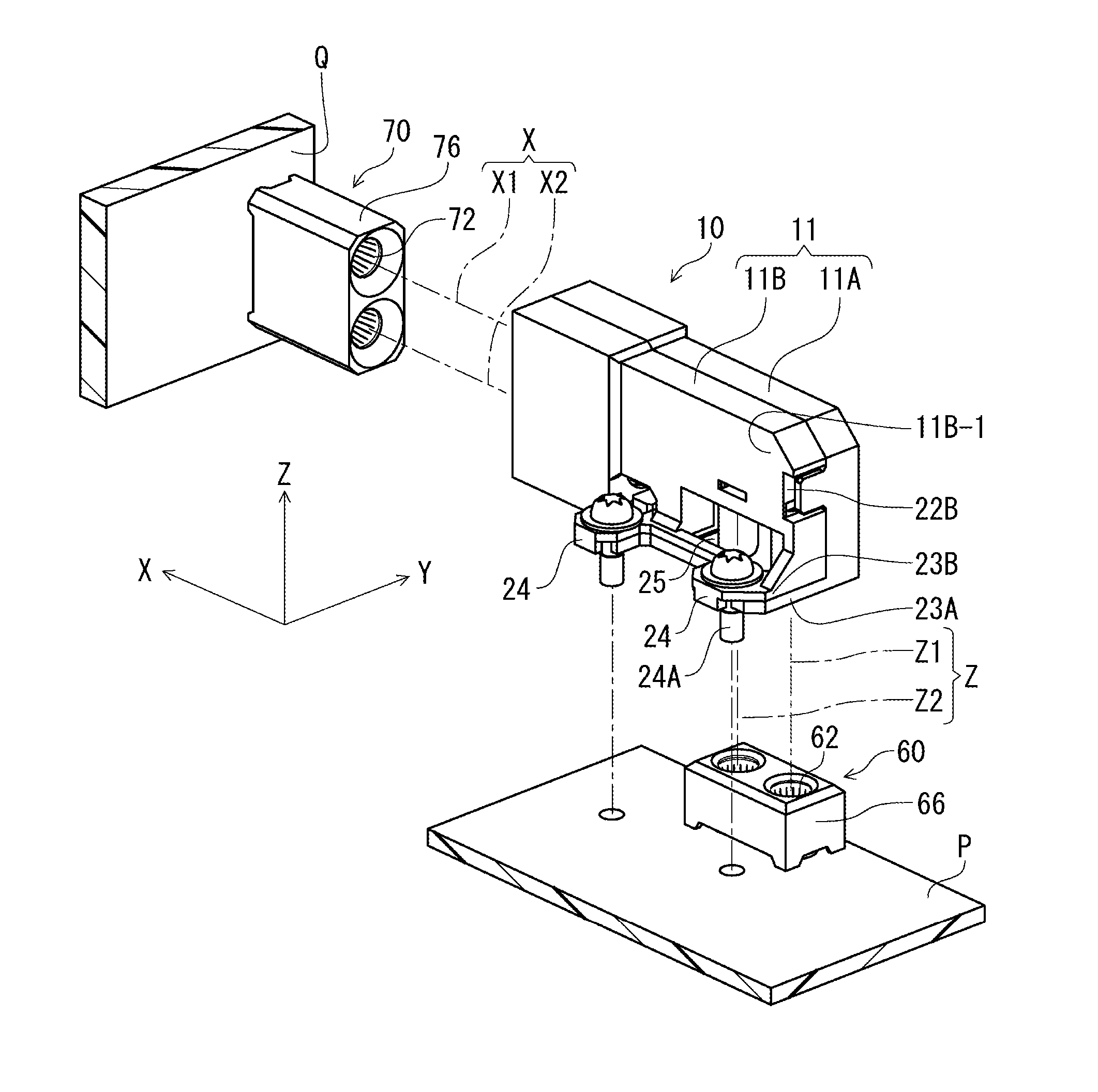 Electrical connector assembled component