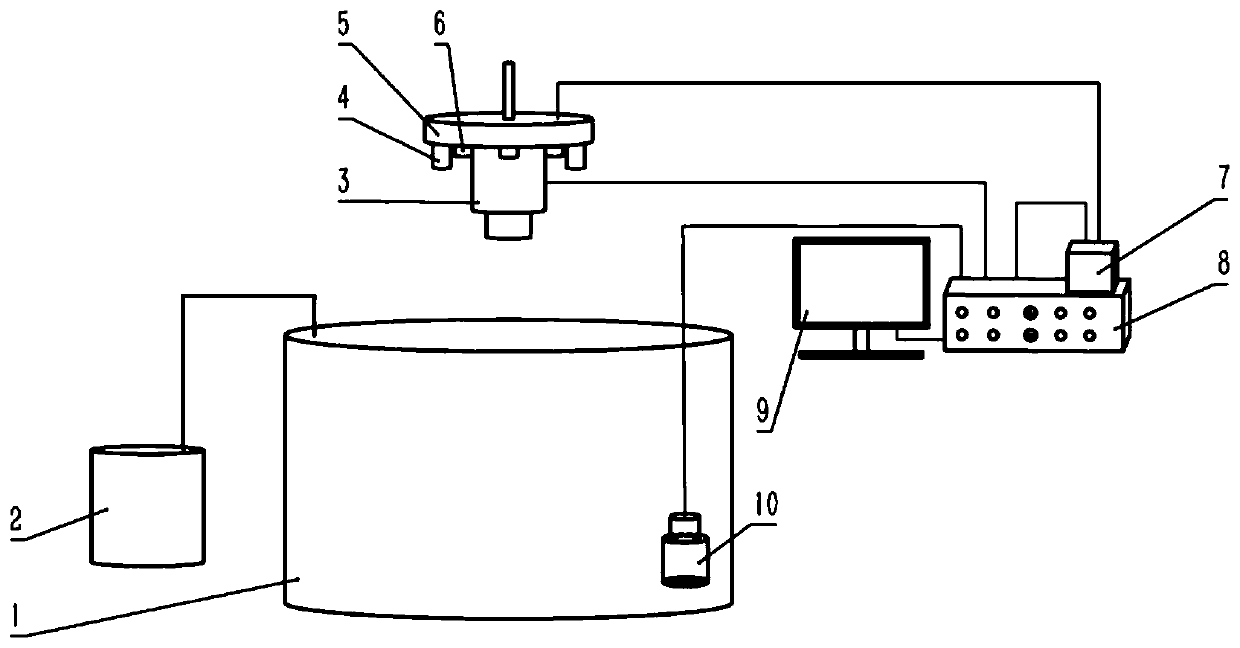 Self-adaptive feeding device and method of swinging-type fish based on optical-acoustic coupling technology