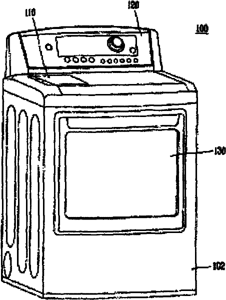 Clothes treatment device with liquid storing trough