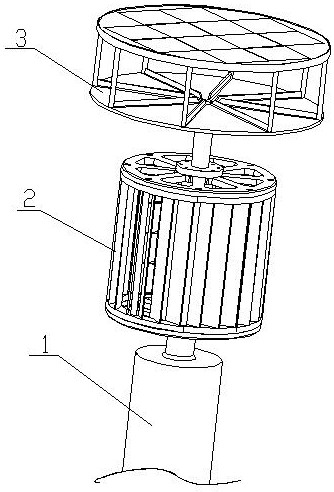 Independent wind-solar hybrid power generation equipment