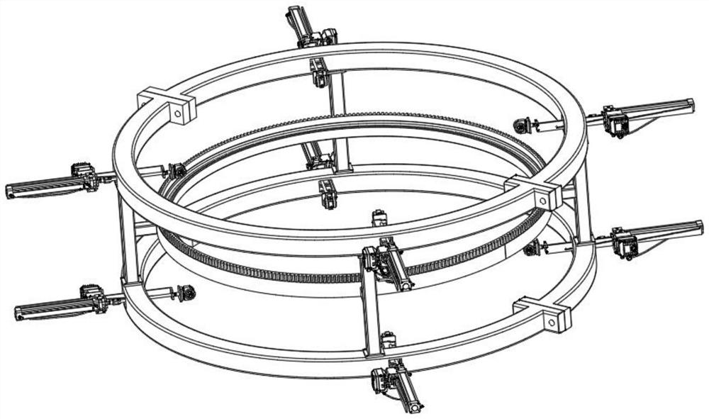 Novel pipe bridge cylinder concrete strength detection device