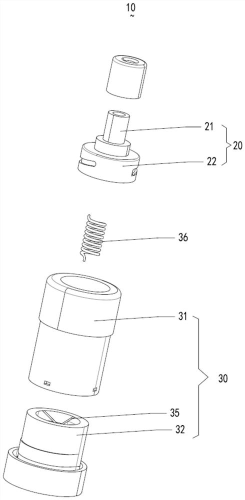 Portable pressing adjustment oil-gas separation atomizer