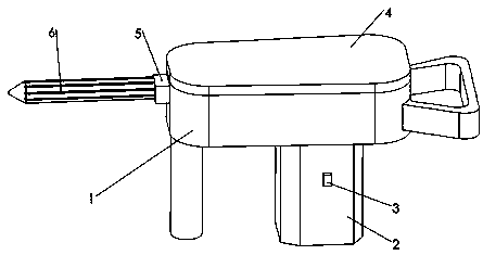 Low-vibration type electric pick