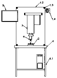 Intelligent assembly device of motor worm