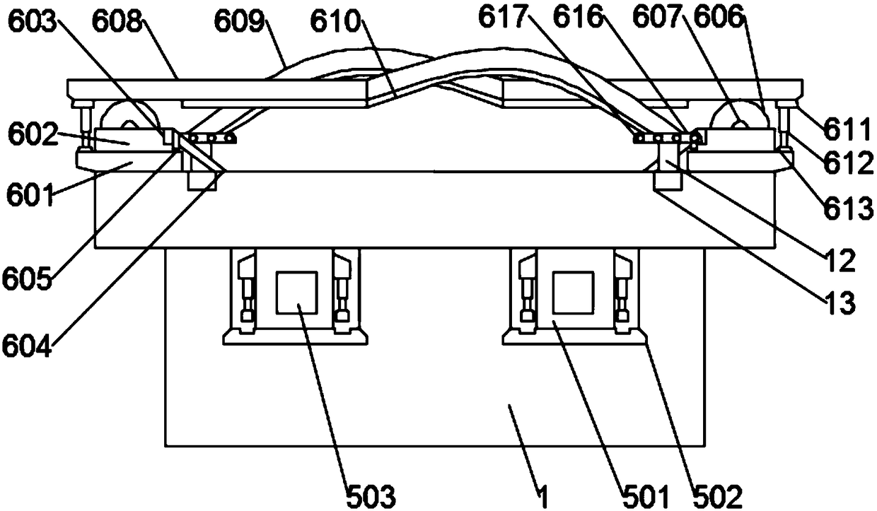 Medical fixing device for child imaging examination