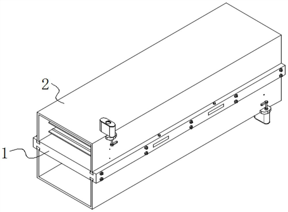 Engineering waste gas emission device