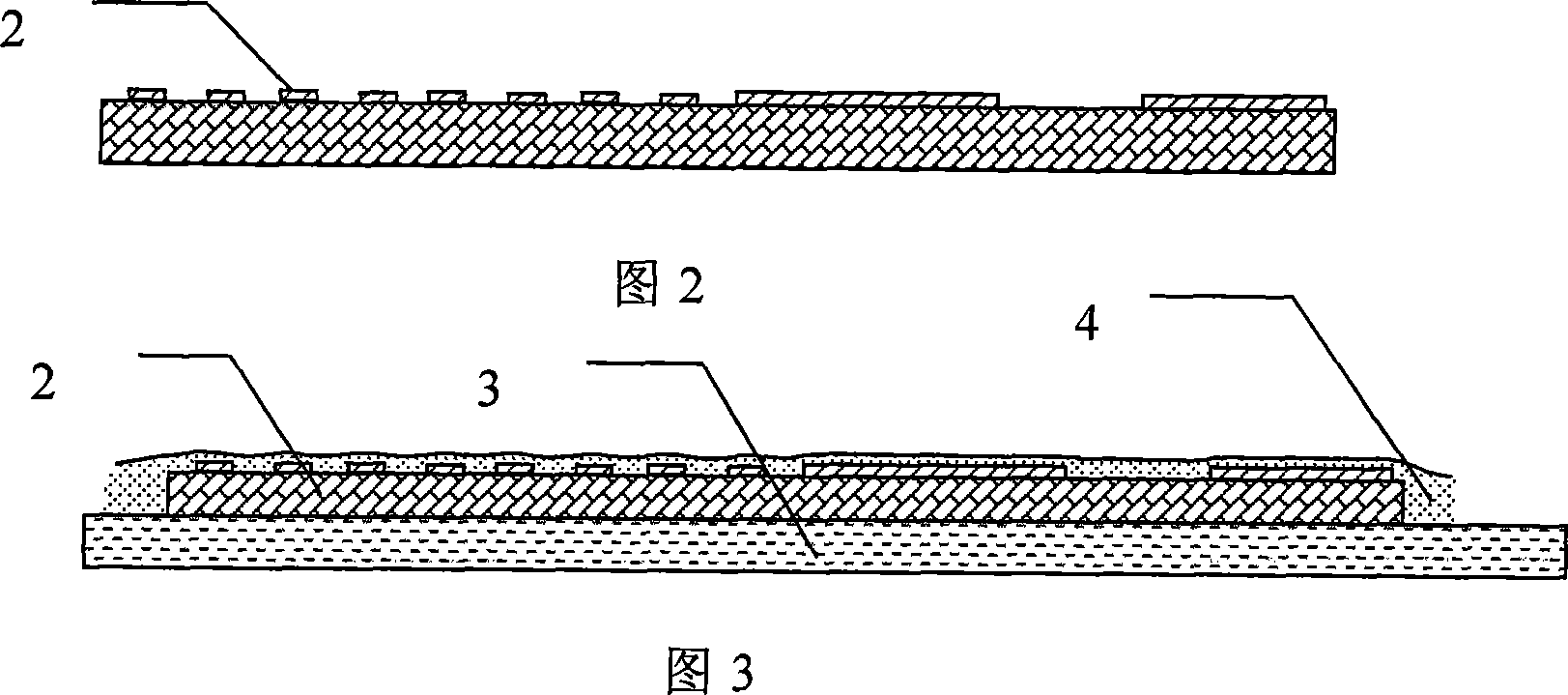 Large area micro nano structure soft impression method