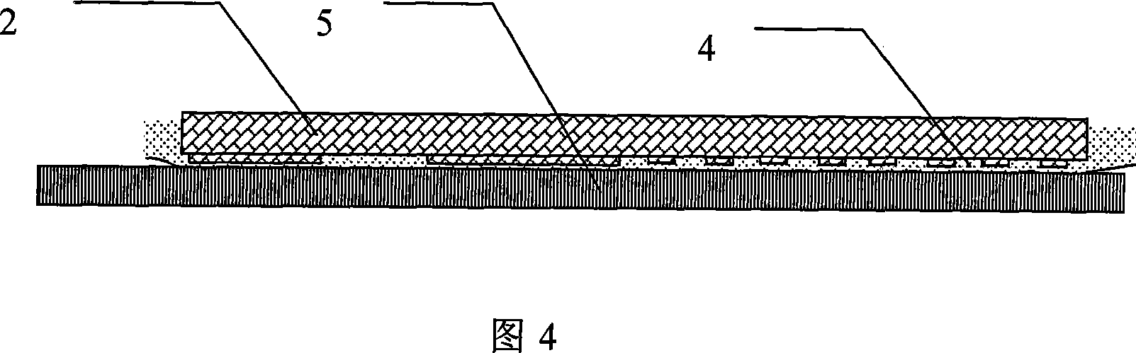 Large area micro nano structure soft impression method