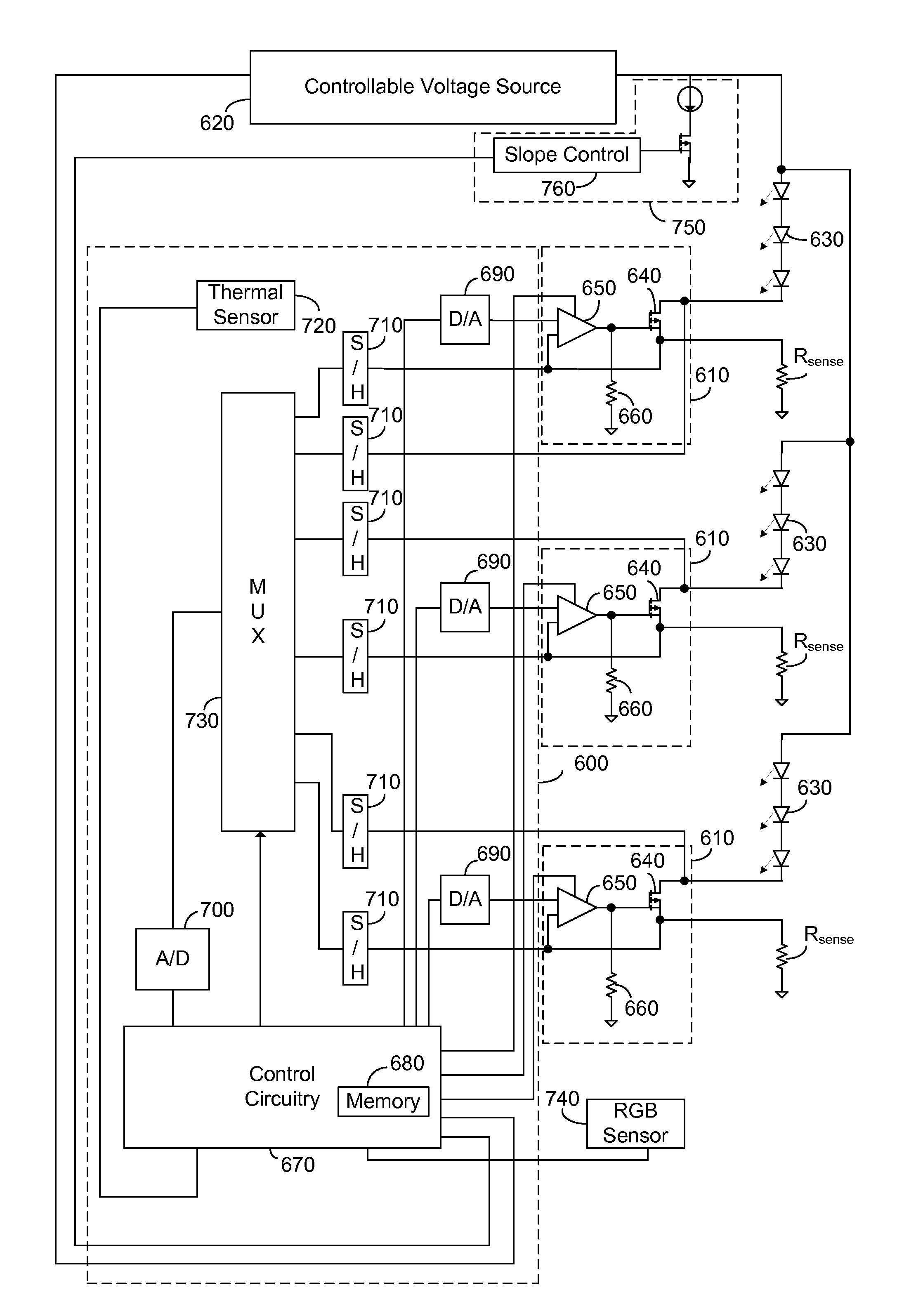 Controlled Bleeder for Power Supply