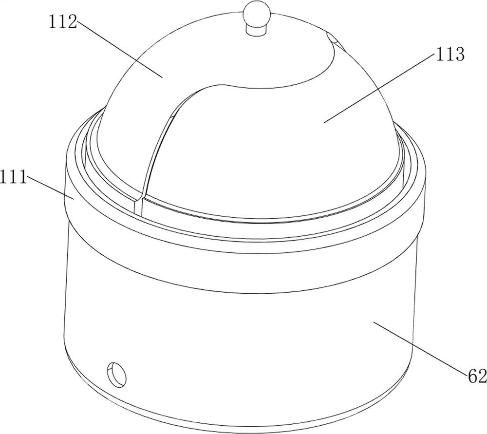 Eye cleaning auxiliary device based on ophthalmology treatment