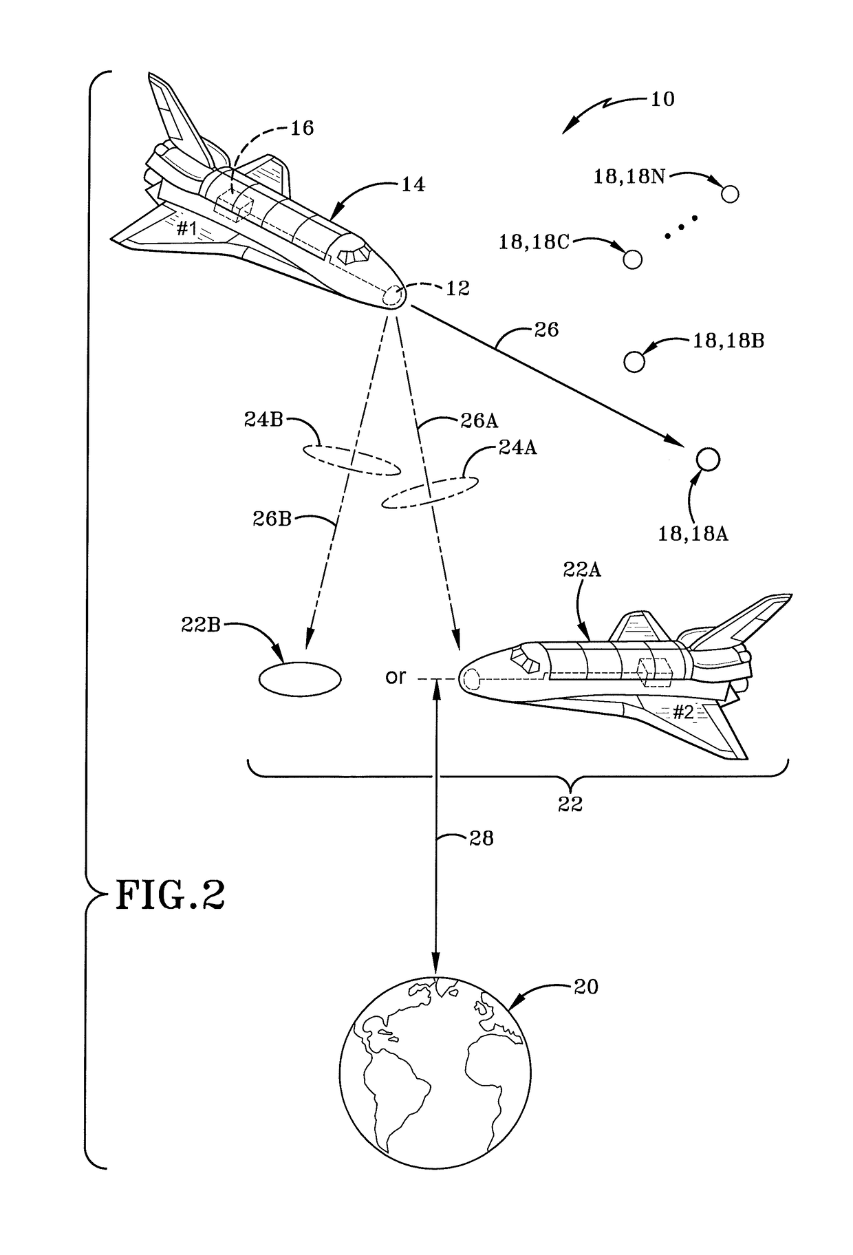 Celestial navigation using laser communication system