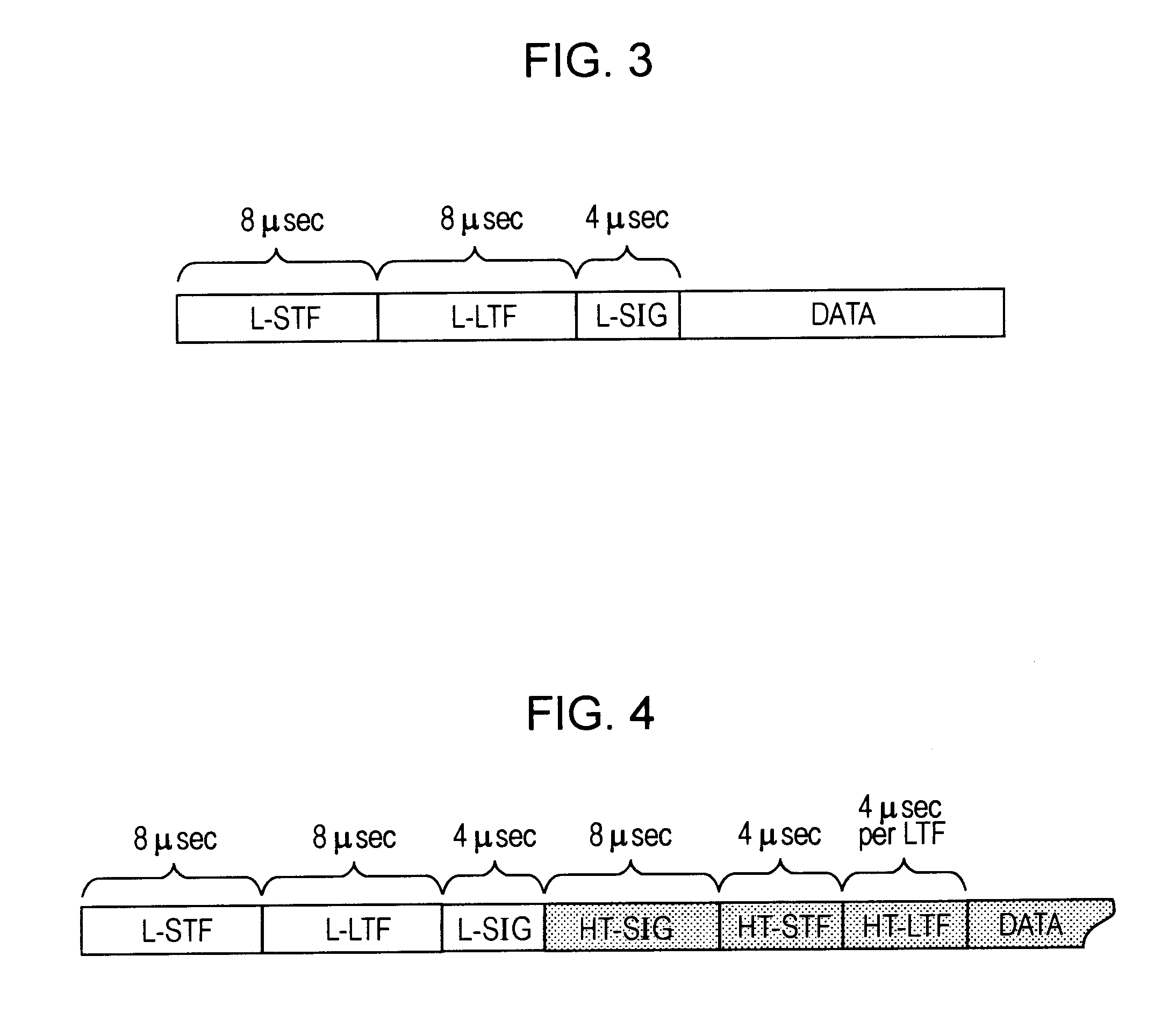 Setting of network allocation vectors in a wireless communication system