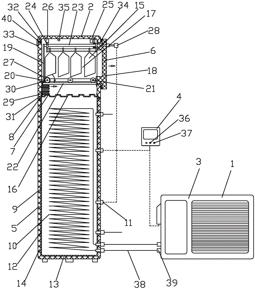 Intelligent environmentally friendly clothes drying water heater device