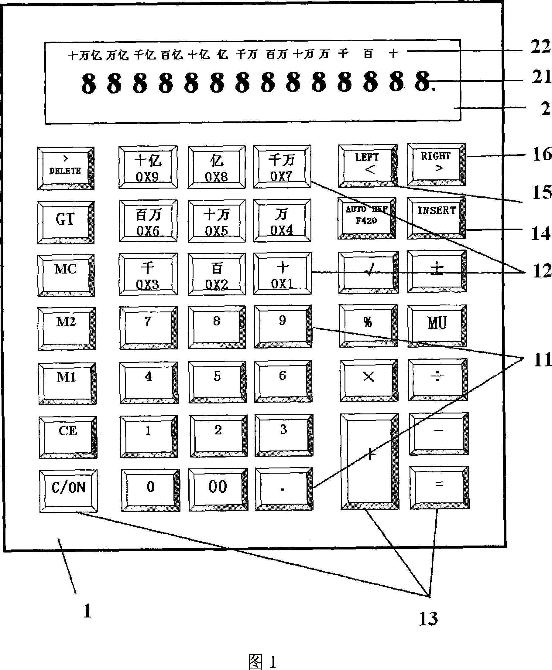 Electronic calculator